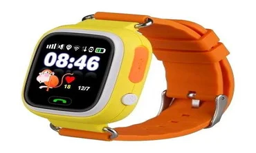Детские Умные Часы Smart Baby Watch Q90 желтые 