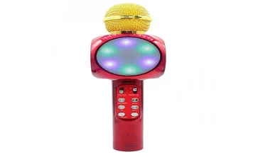 Микрофон-колонка bluetooth WS-1816 Red