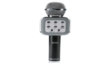 Микрофон-колонка bluetooth WS-1818 Black 