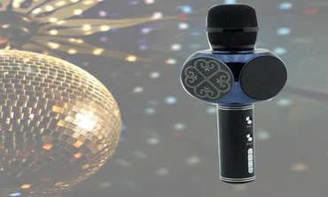 Беспроводной Bluetooth микрофон для караоке YS-63 Синий